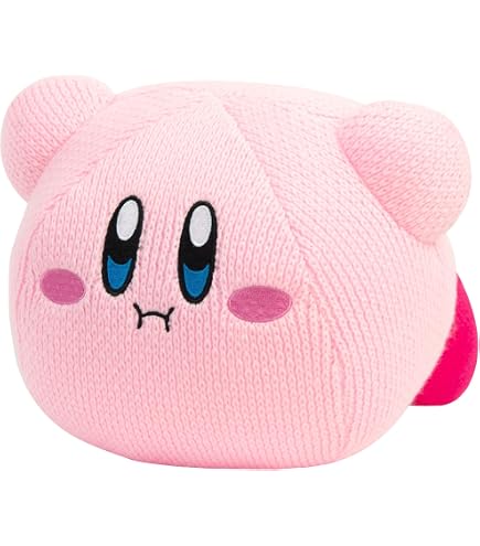 Amazon.com: TOMY Nuiguru Knit Kirby Plushies - Hovering Kirby